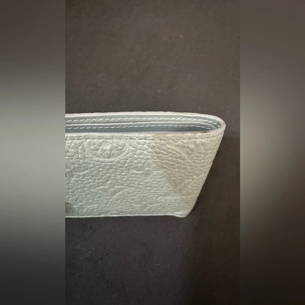 Louis Vuitton Monogram Taurillon Leather Wallet- Snow  #M14252
